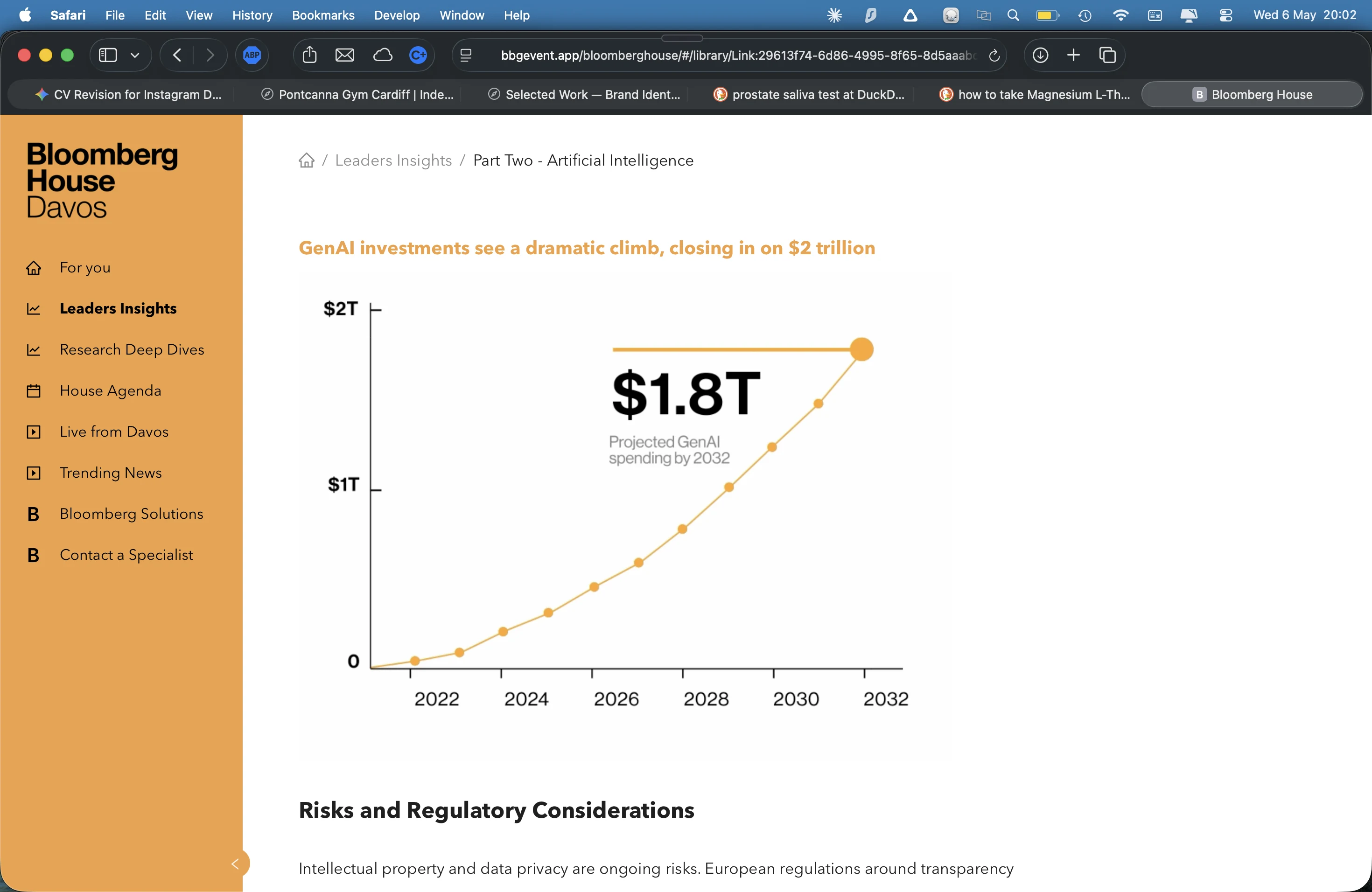 Bloomberg The Defining Forces of 2026 primary campaign asset — lead digital banner or keyvisual, subject to Bloomberg approval
